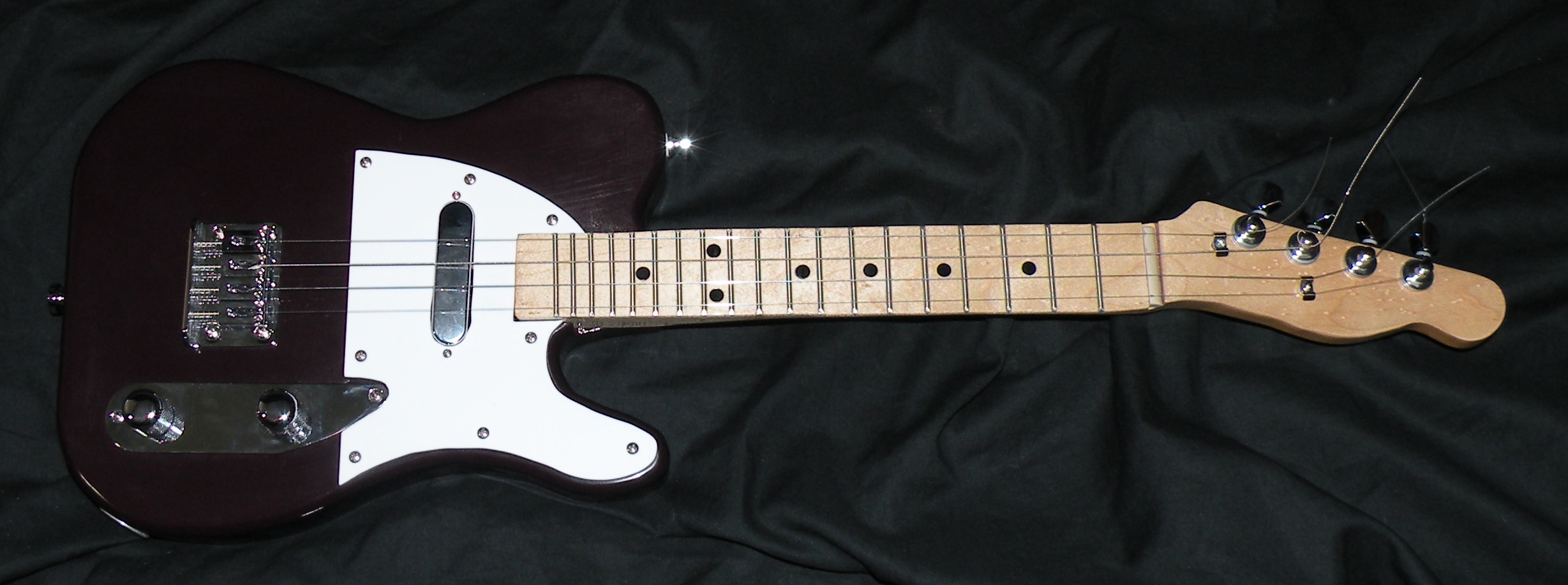 Telecaster uke build part 08 Complete! Electric Ukulele Land